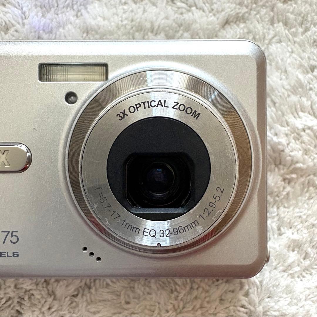 【動作品】PENTAX ペンタックス Optio E75 レトロカメラ シルバー