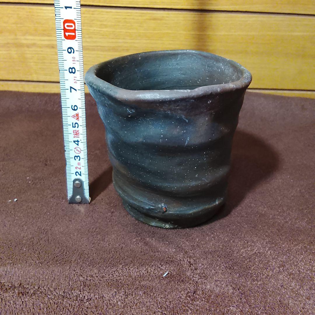 ① 故島武己作　湯呑　陶器　南蛮焼　沖縄　陶芸