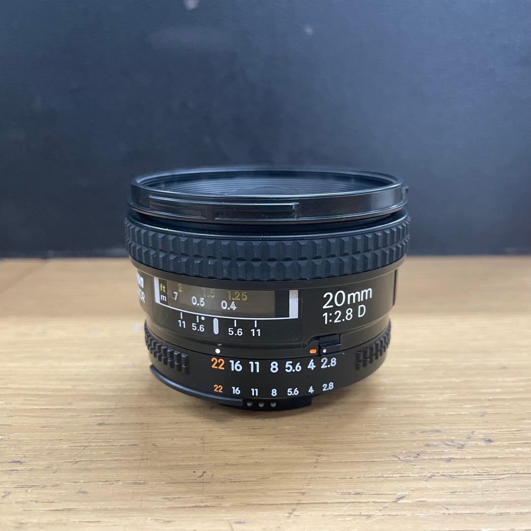 動作品 Nikon AF Nikkor 20mm F2.8D 単焦点レンズ