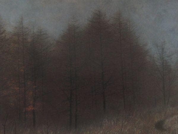 中路融人、【爽晨】、希少な額装用画集より、状態良好、新品額装付