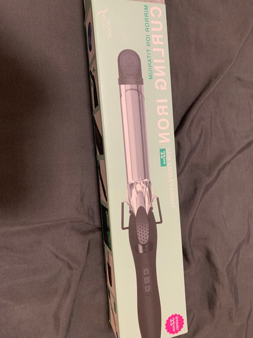 【未開封】SALONMOON ミラーイオンチタニウムカールアイロン 32mm