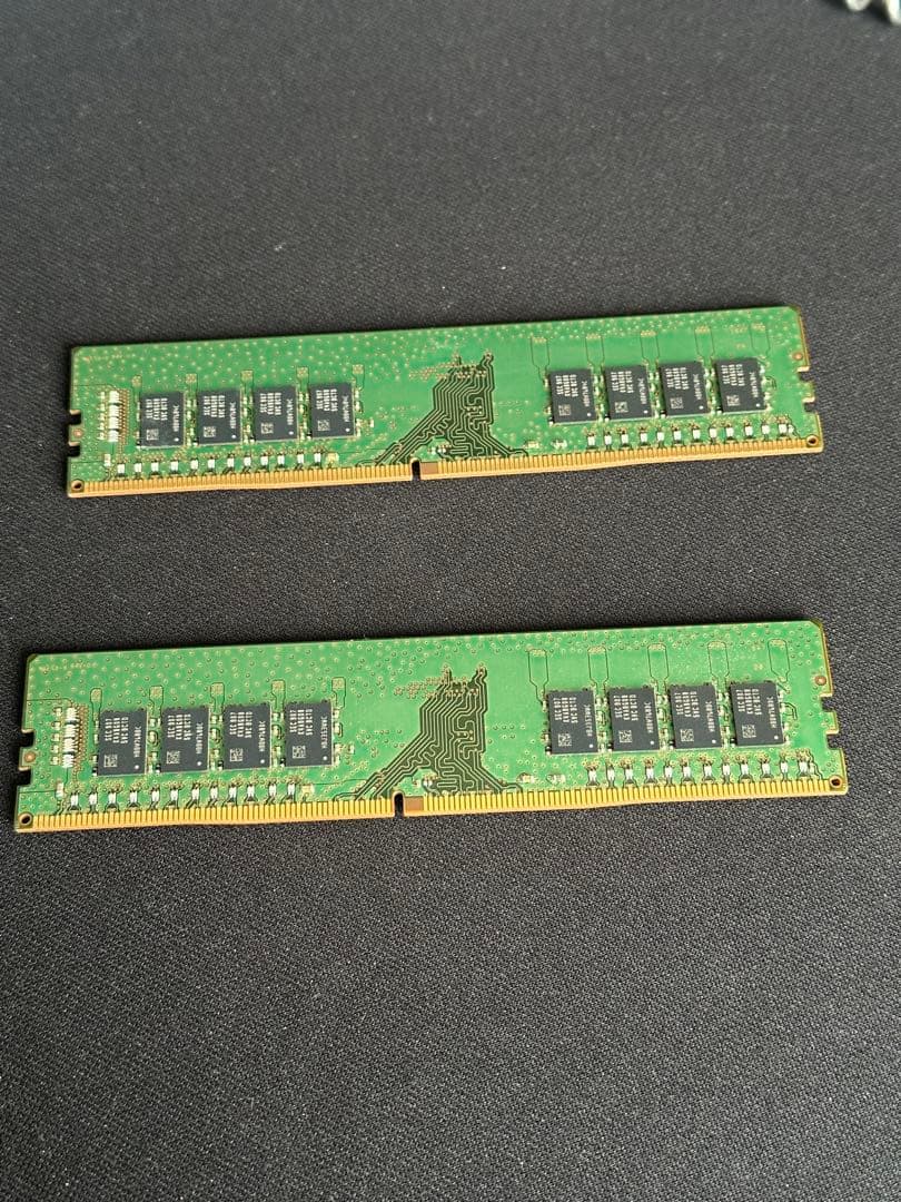 SAMSUNGDDR4 16GB×2 PC4-2666デスクトップメモリ　動作品