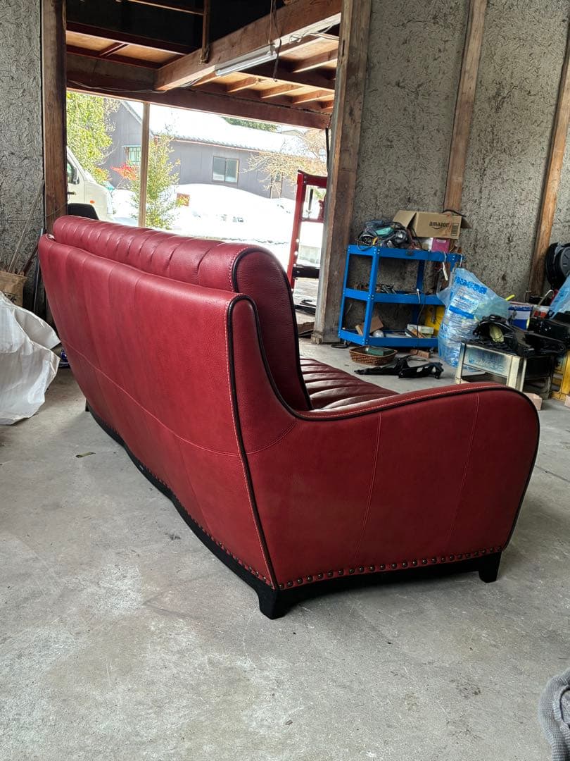 カリモク　3人掛けソファ