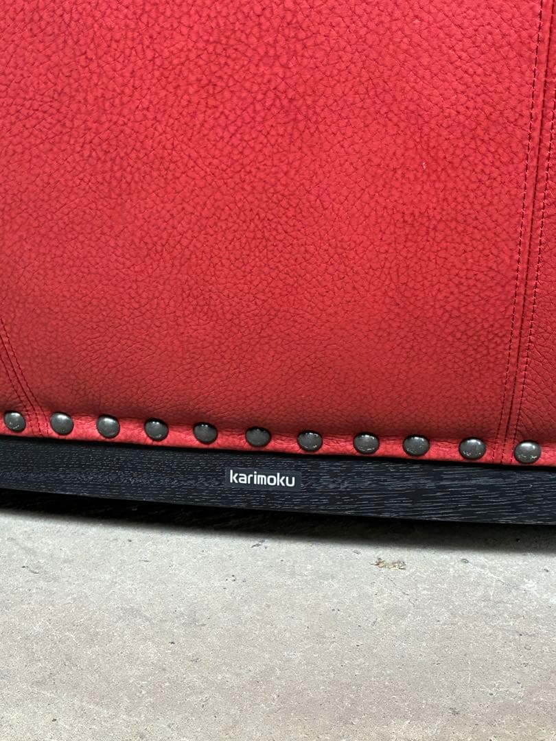 カリモク　3人掛けソファ