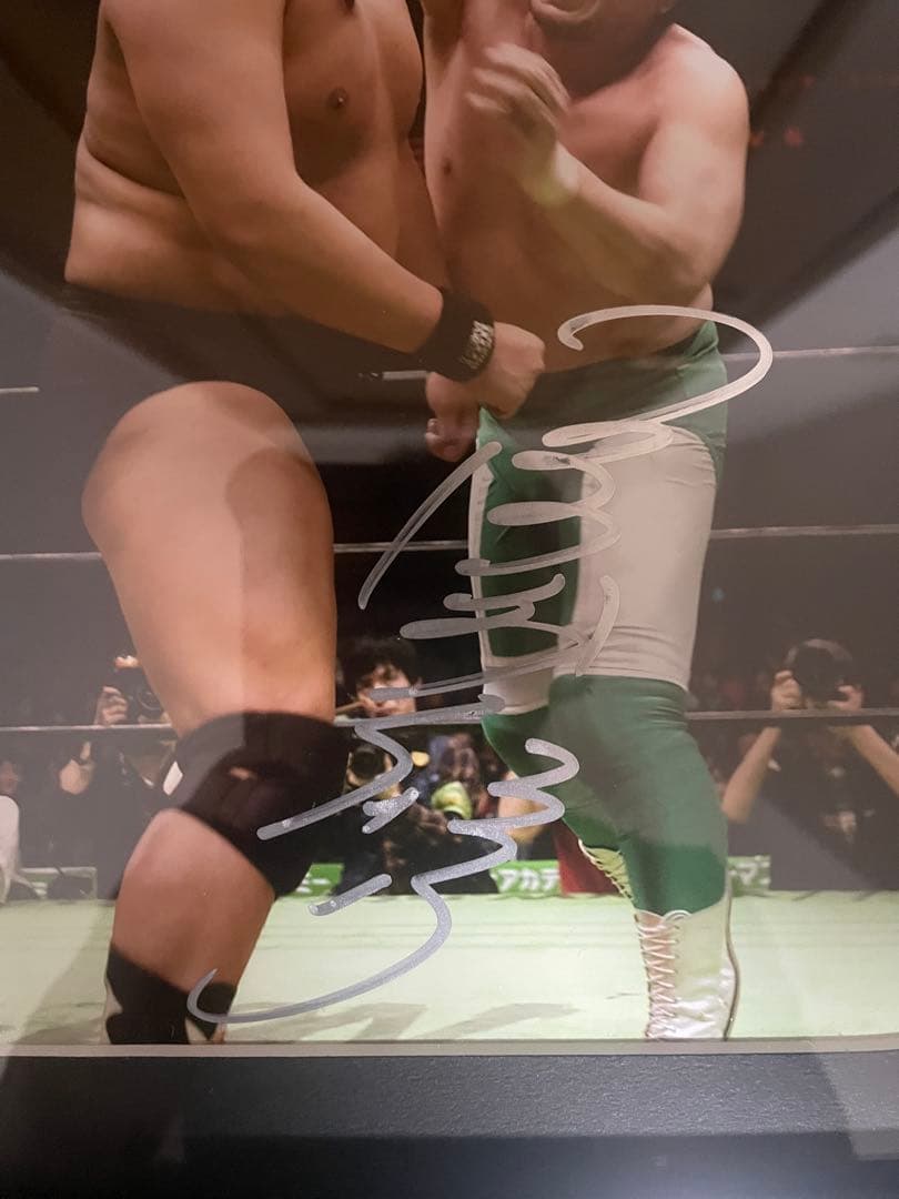 三沢光晴選手　直筆サインフォトフレーム