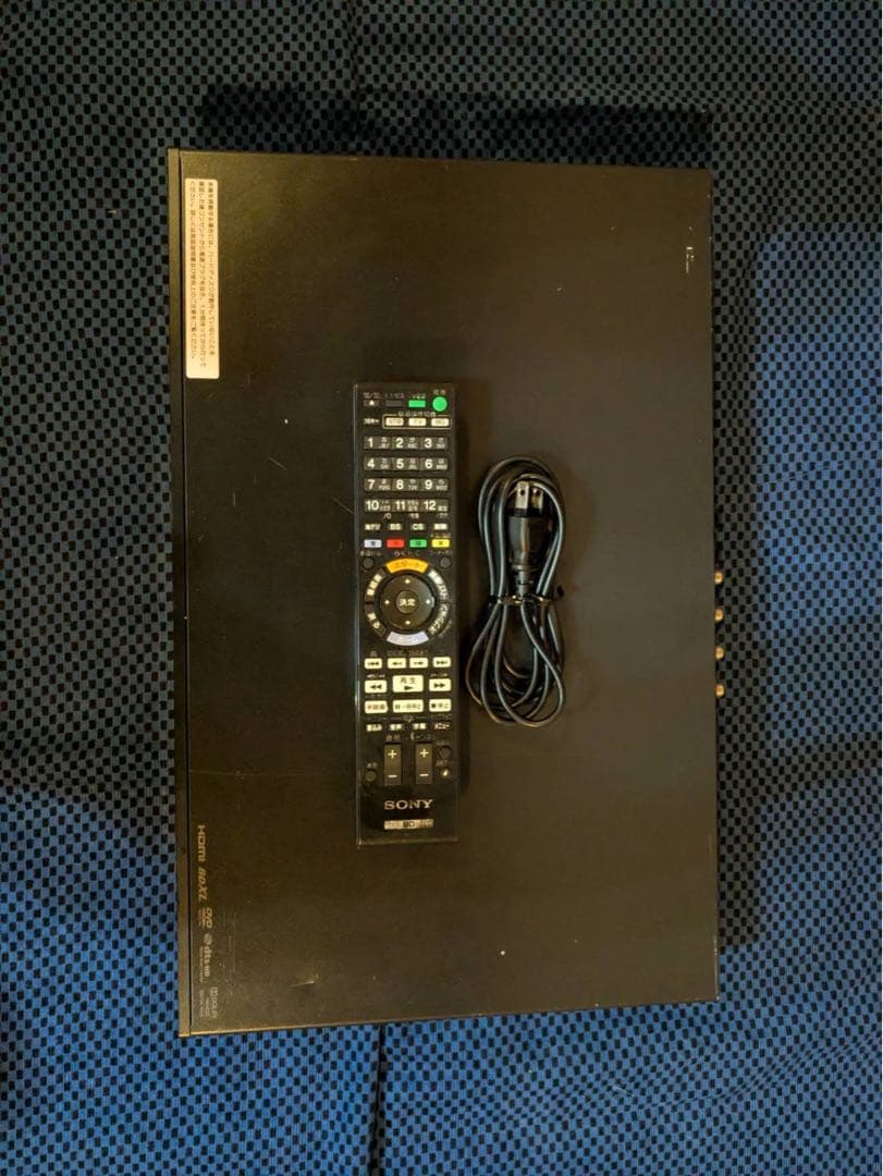 SONY ブルーレイレコーダー リモコン付き　1TB