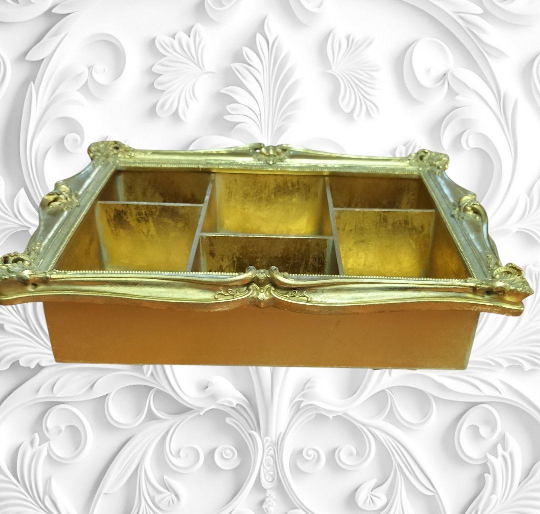 アンティーク ロココ調レトロ インテリア ゴールド GOLD コレクションBOX