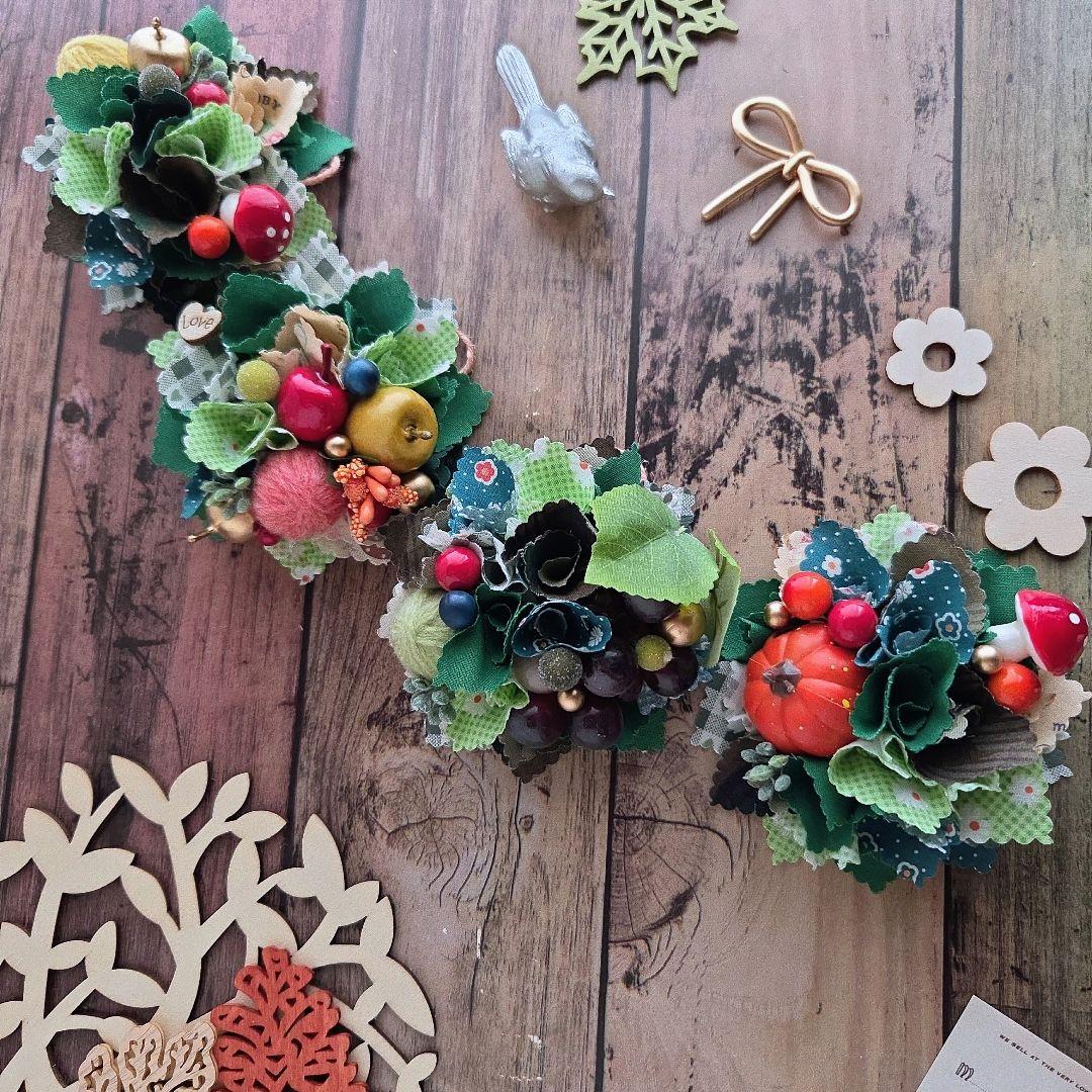 専用　布リース　３点