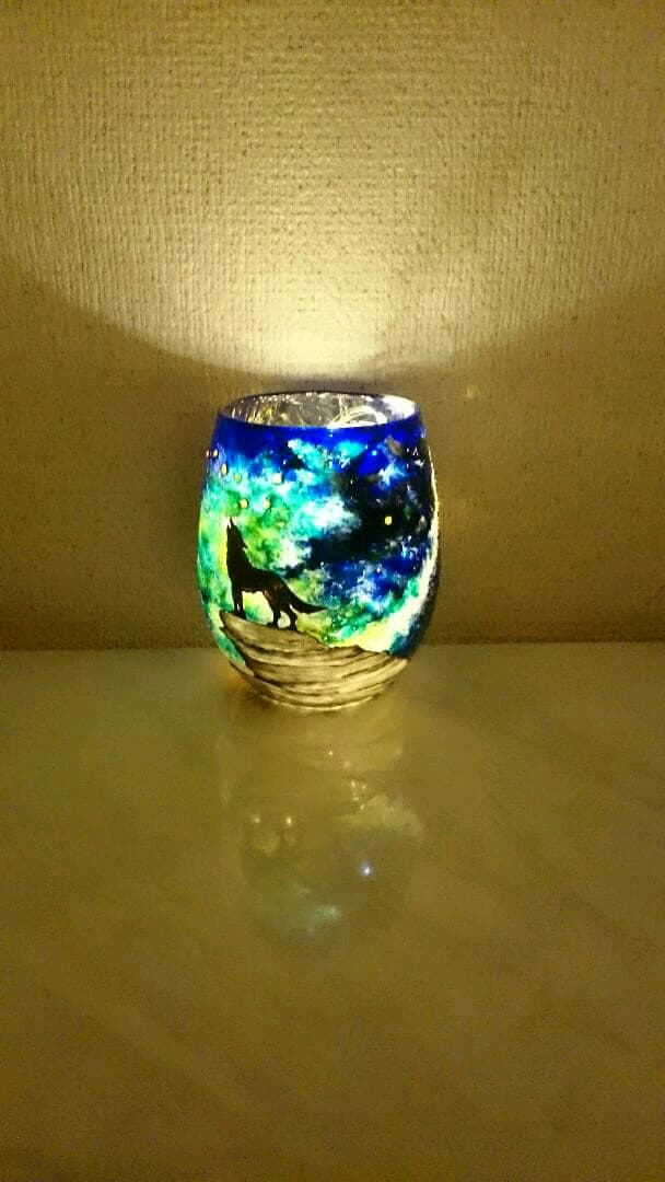 星座シリーズ 獅子座と乙女座のキャンドルホルダー