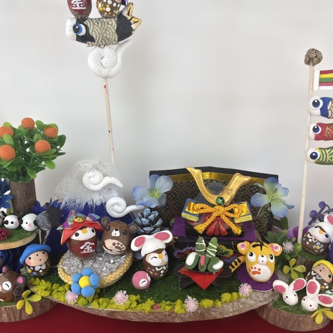 どんぐりアート♡春のオブジェ&端午の節句♡