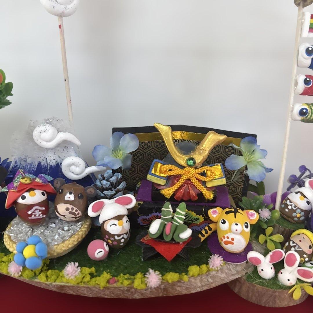 どんぐりアート♡春のオブジェ&端午の節句♡