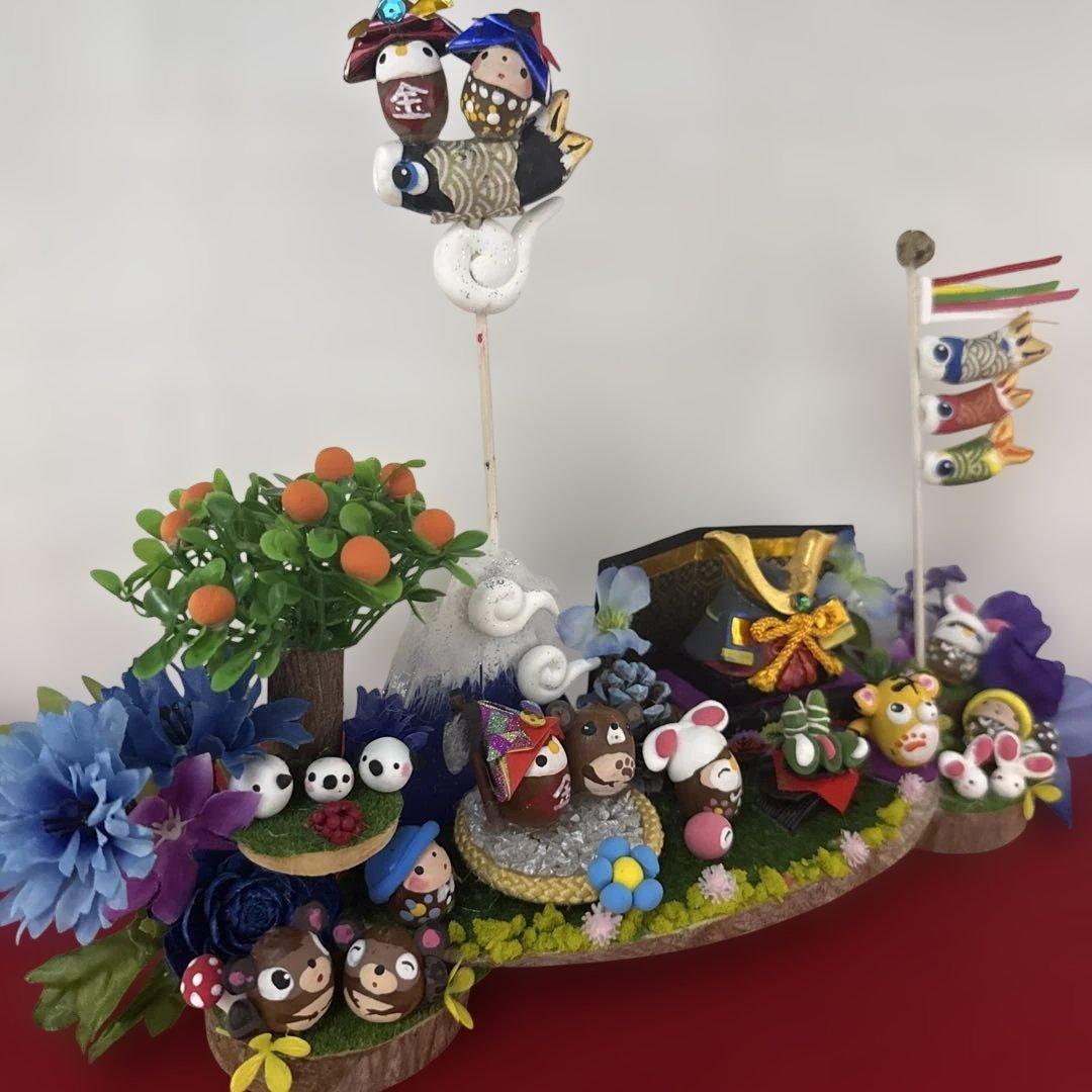 どんぐりアート♡春のオブジェ&端午の節句♡