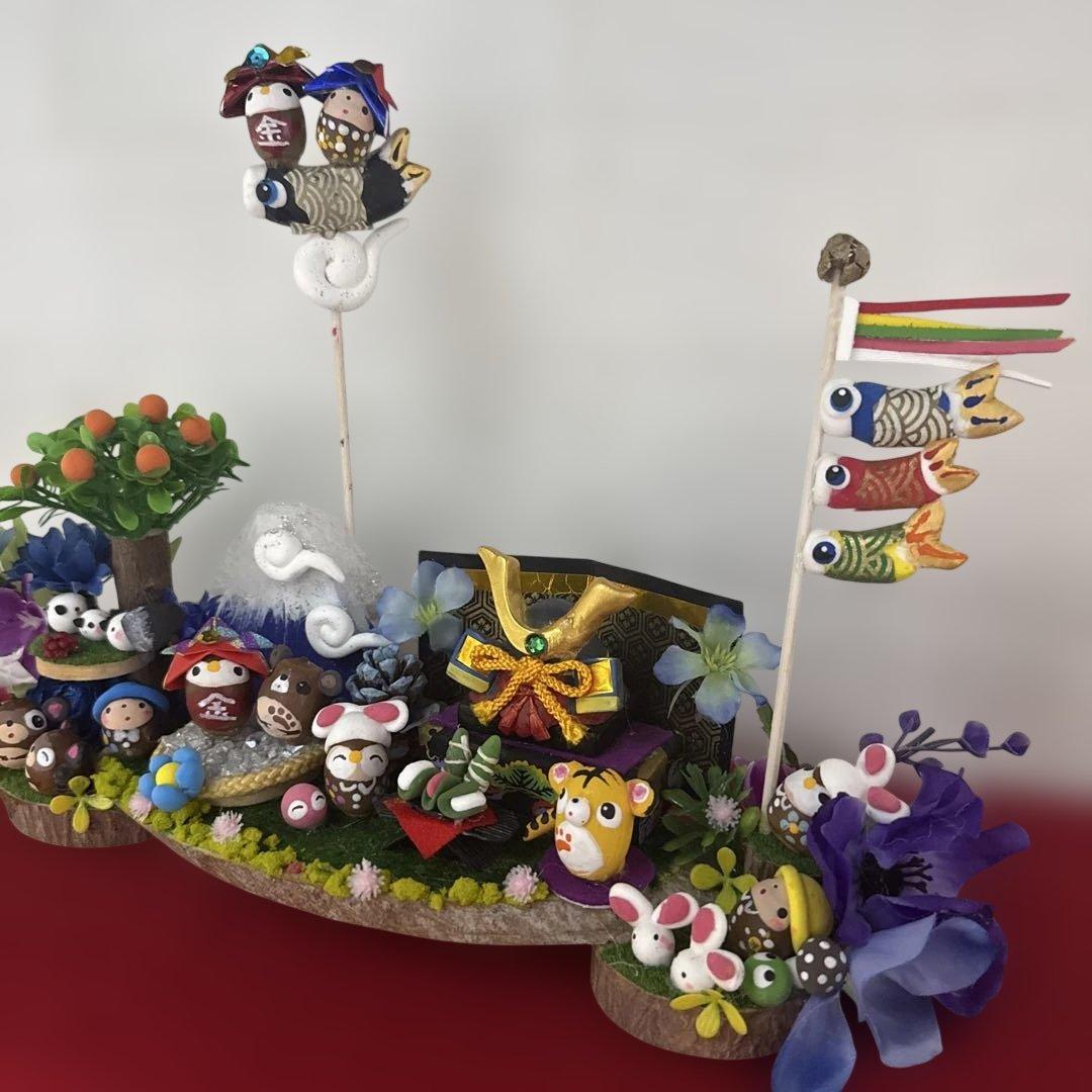 どんぐりアート♡春のオブジェ&端午の節句♡