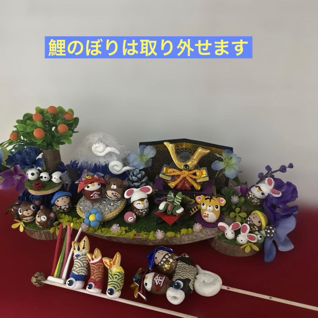 どんぐりアート♡春のオブジェ&端午の節句♡