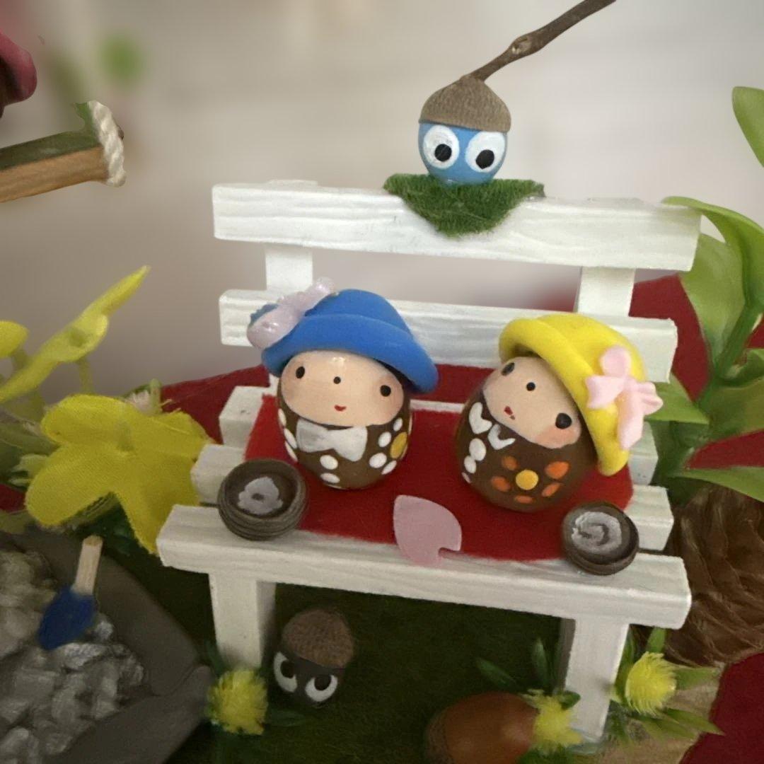 どんぐりアート♡春のオブジェ&端午の節句♡