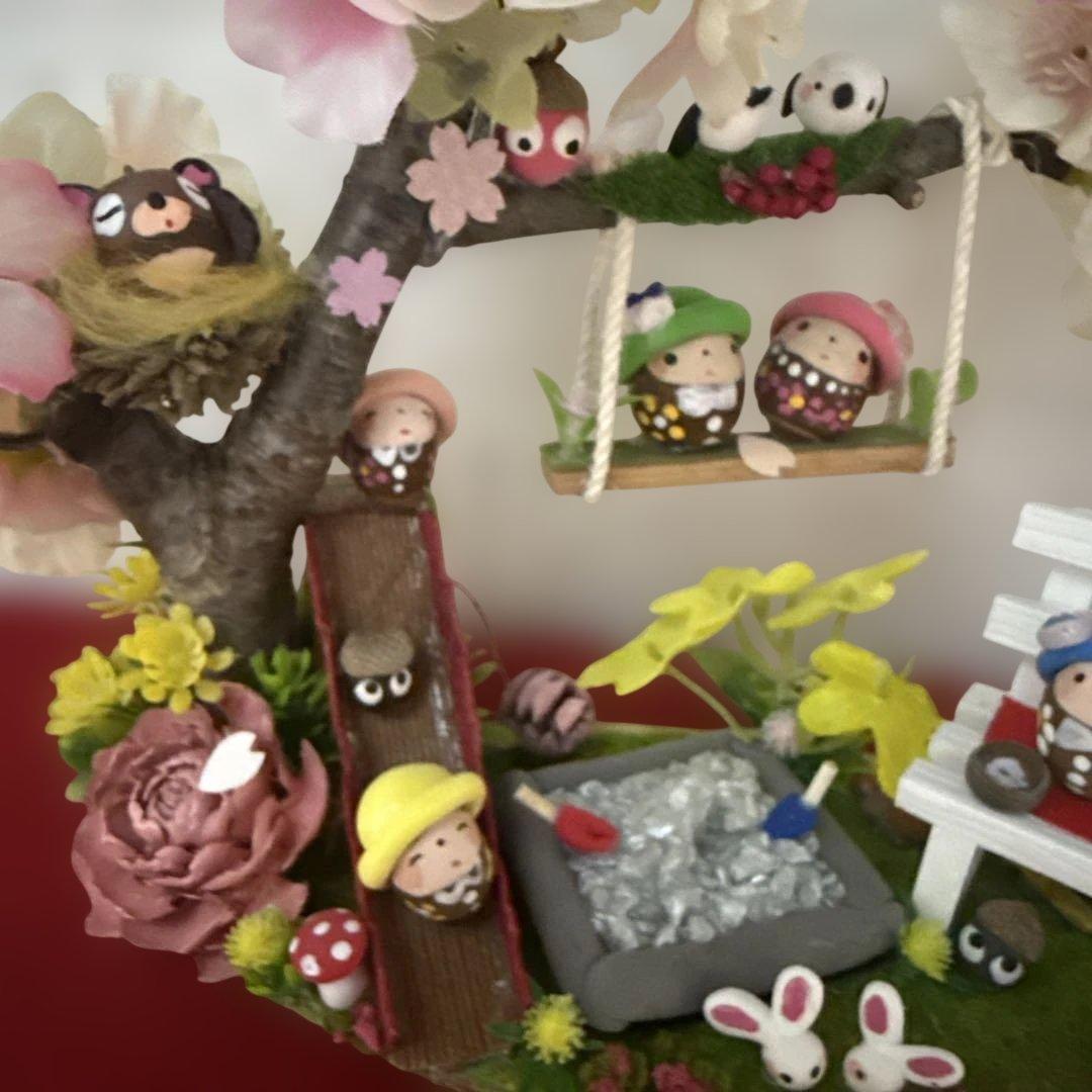 どんぐりアート♡春のオブジェ&端午の節句♡