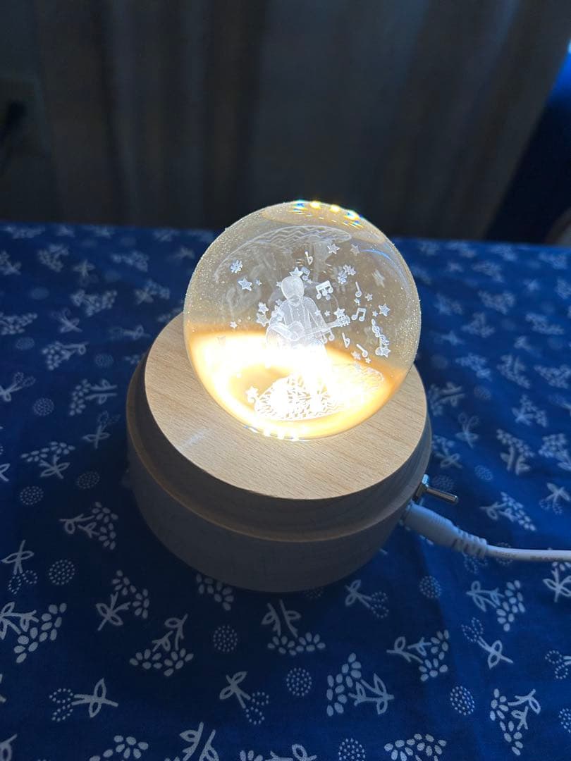 藤井フミヤ　クリスタルオルゴール『TRUE LOVE』60th Birthday