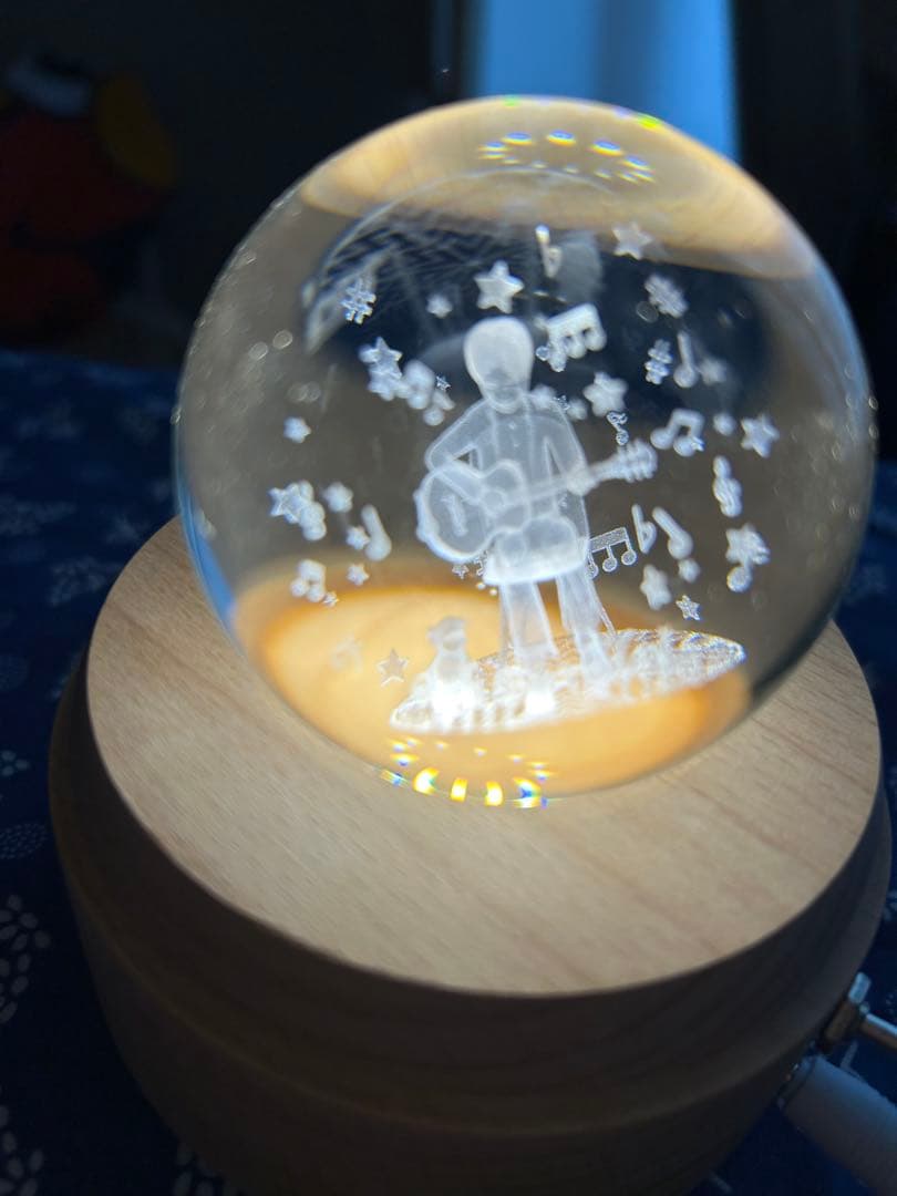 藤井フミヤ　クリスタルオルゴール『TRUE LOVE』60th Birthday