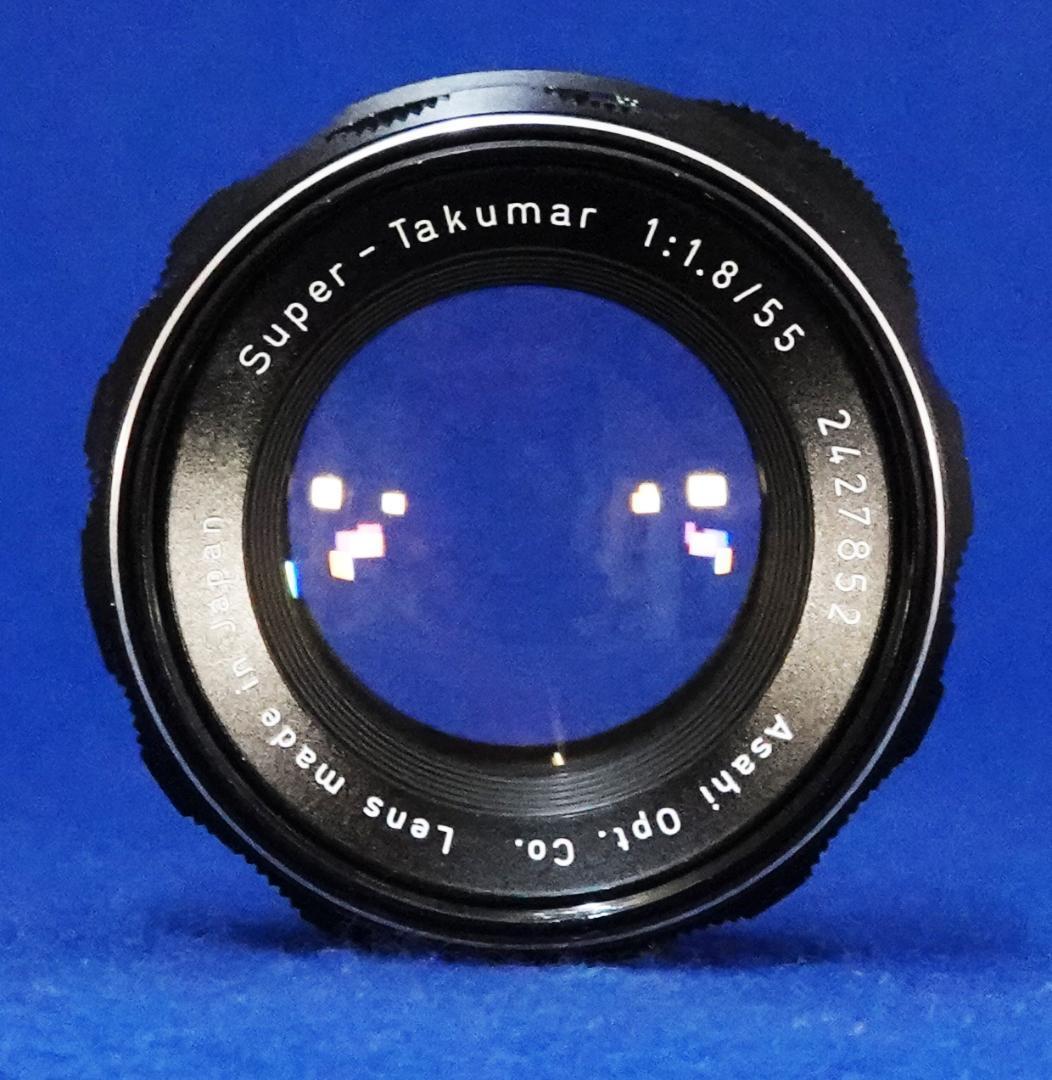 フレア等全て極上 後期型 Super-Takumar F1.8 55mm