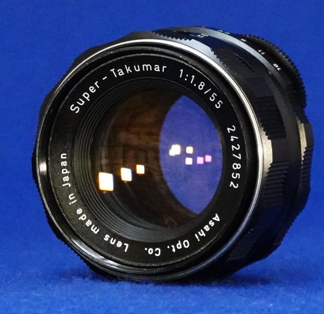 フレア等全て極上 後期型 Super-Takumar F1.8 55mm