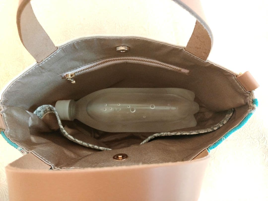 ミナペルホネン『2つの柄が楽しめる2way バッグ』ショルダーストラップ付き