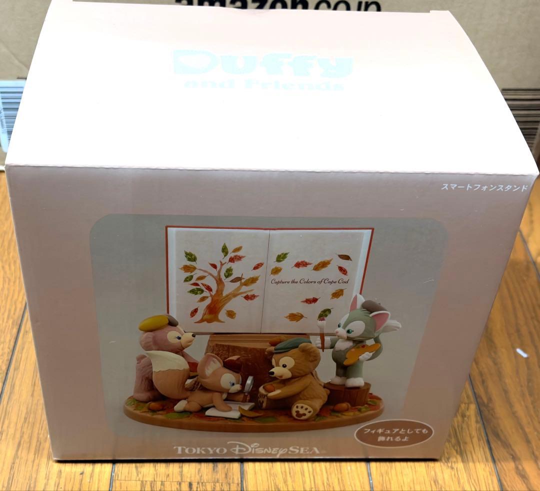 #ダッフィー&フレンズ　オータムストーリーブック　スマートフォンスタンド