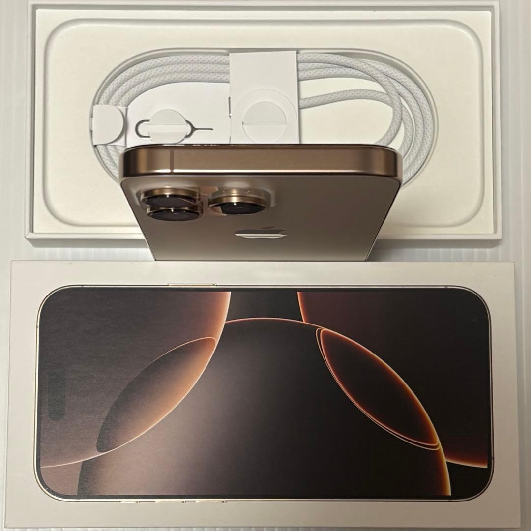 バッテリー100% iPhone16ProMax 256GB SIMフリー 本体