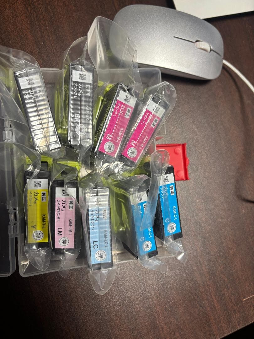 【未使用】EPSON純正インクカートリッジ カメシリーズ（KAM）10個セット