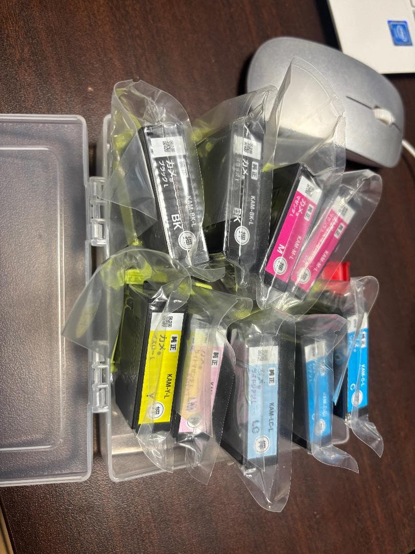 【未使用】EPSON純正インクカートリッジ カメシリーズ（KAM）10個セット