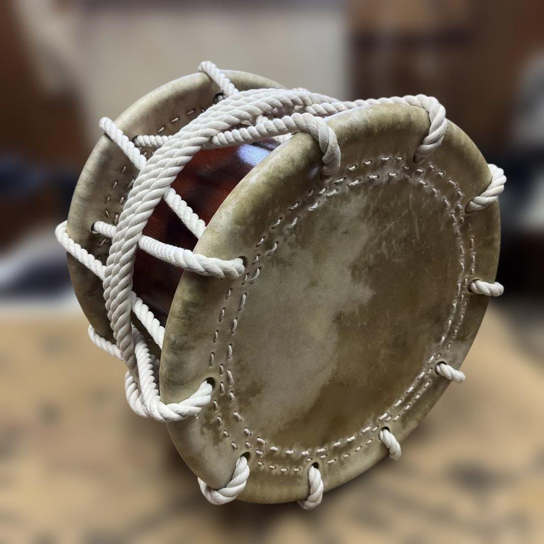 未使用品　締太鼓3丁掛け