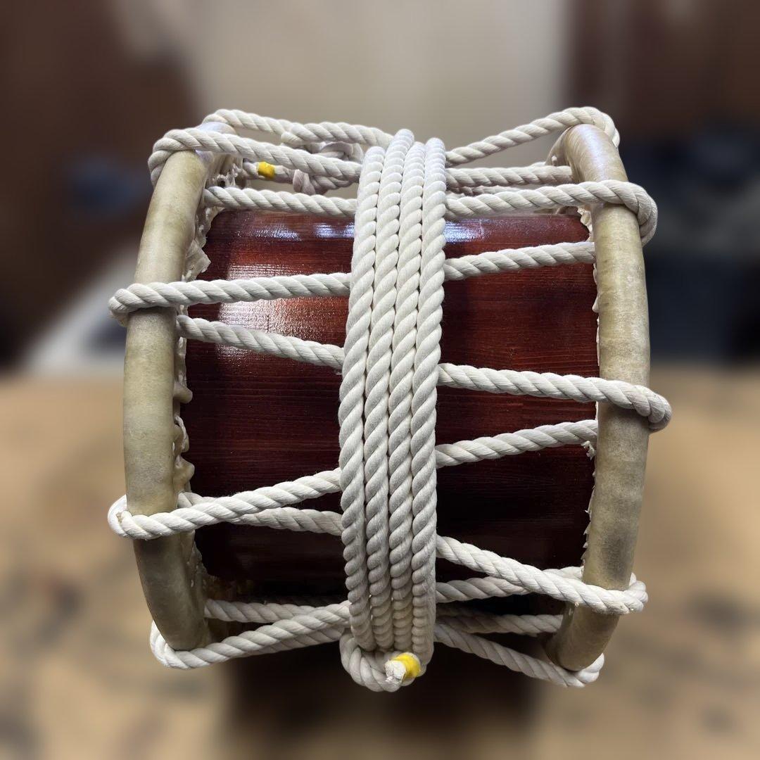 未使用品　締太鼓3丁掛け