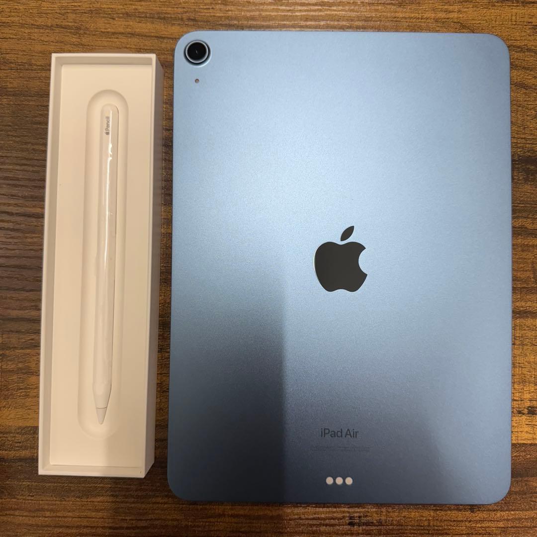 iPad Air (第5世代) ブルー +Apple Pencil (第2世代)