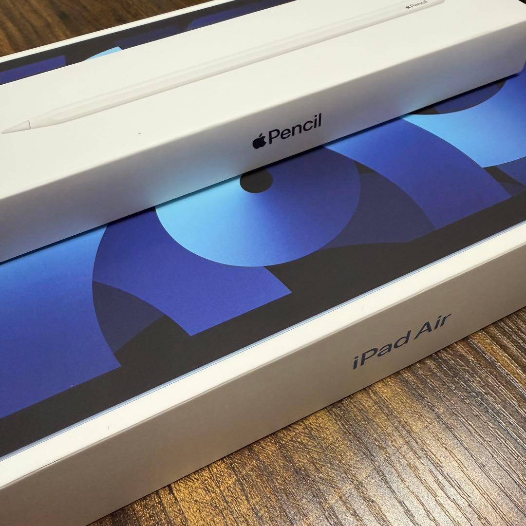 iPad Air (第5世代) ブルー +Apple Pencil (第2世代)