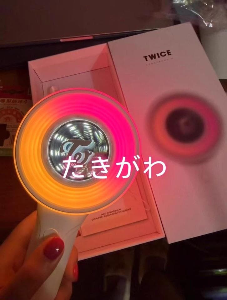 【訳あり】TWICE CANDYBONG VER.3 ペンライト 箱付き