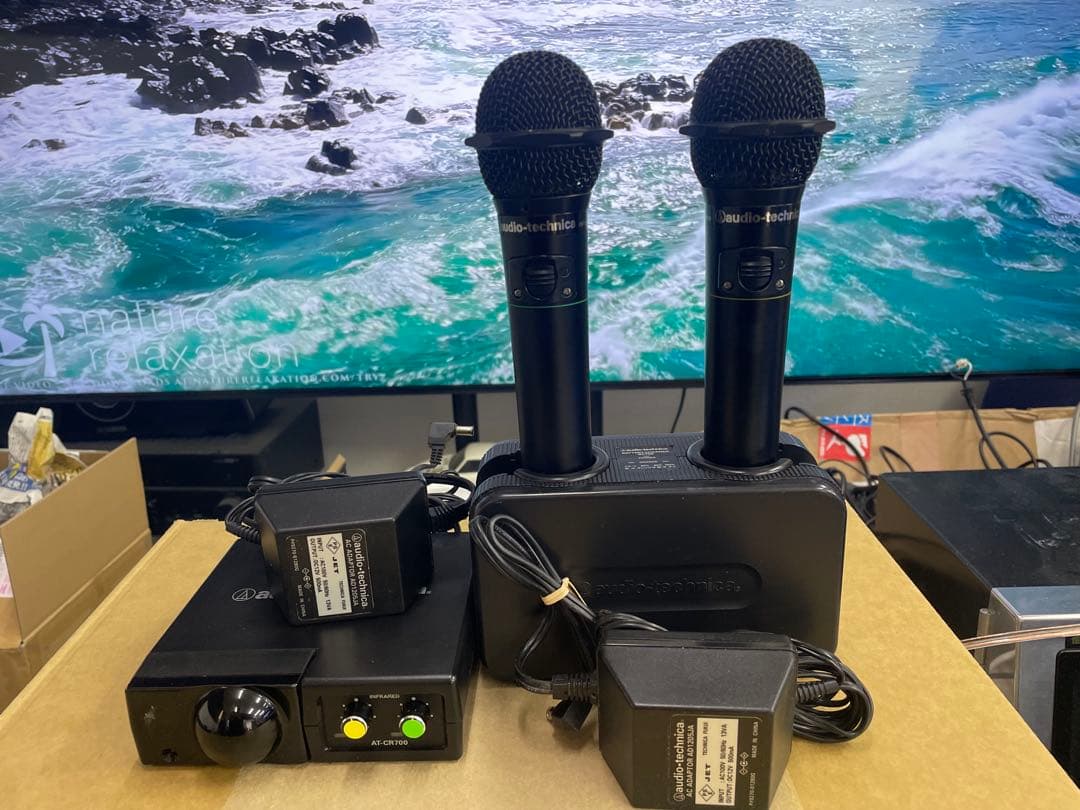 audio-technica ワイヤレスマイクセット　CR700+CLM7000