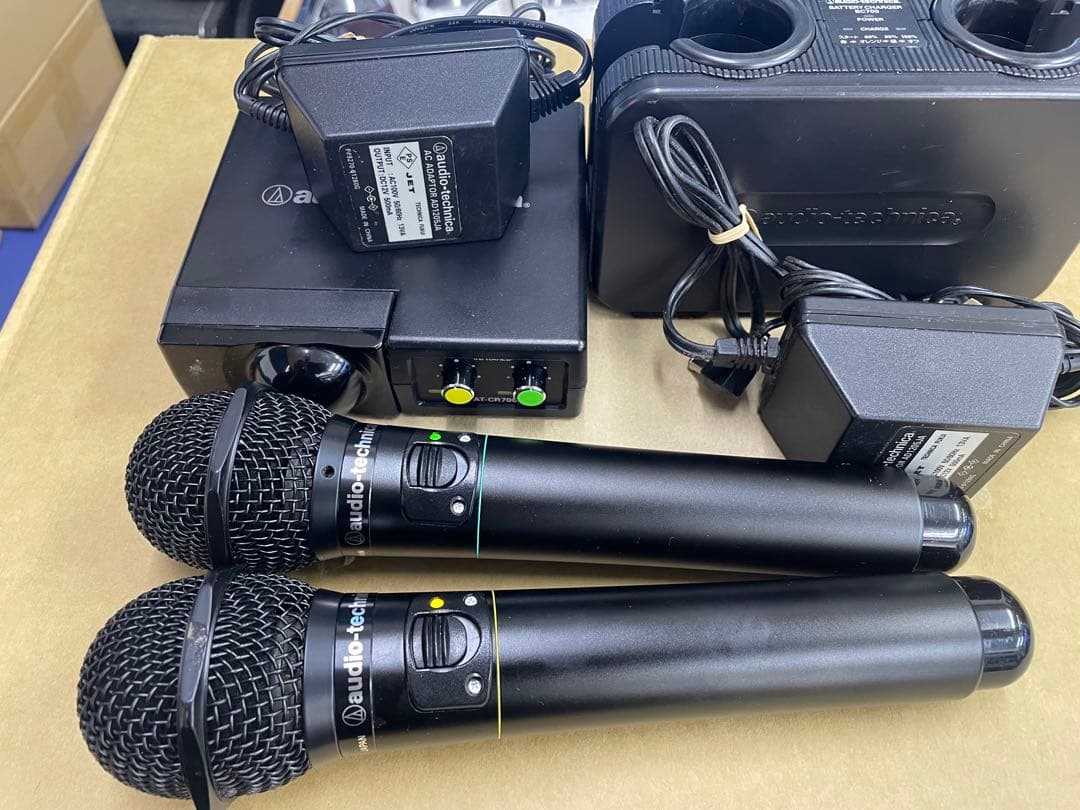 audio-technica ワイヤレスマイクセット　CR700+CLM7000