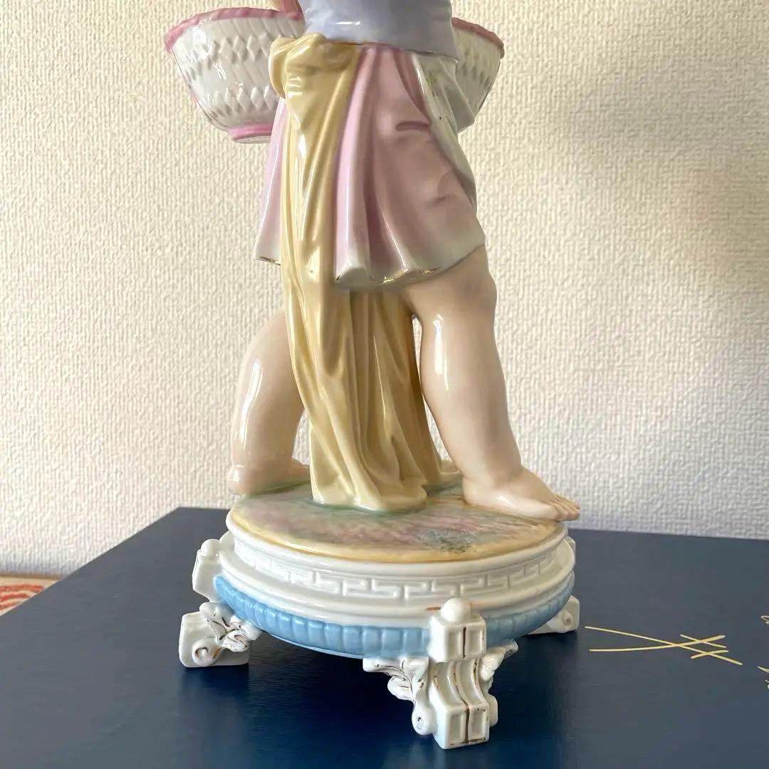 ・マイセン・バスケットの少女・高さ３７.５cm・Meissen・