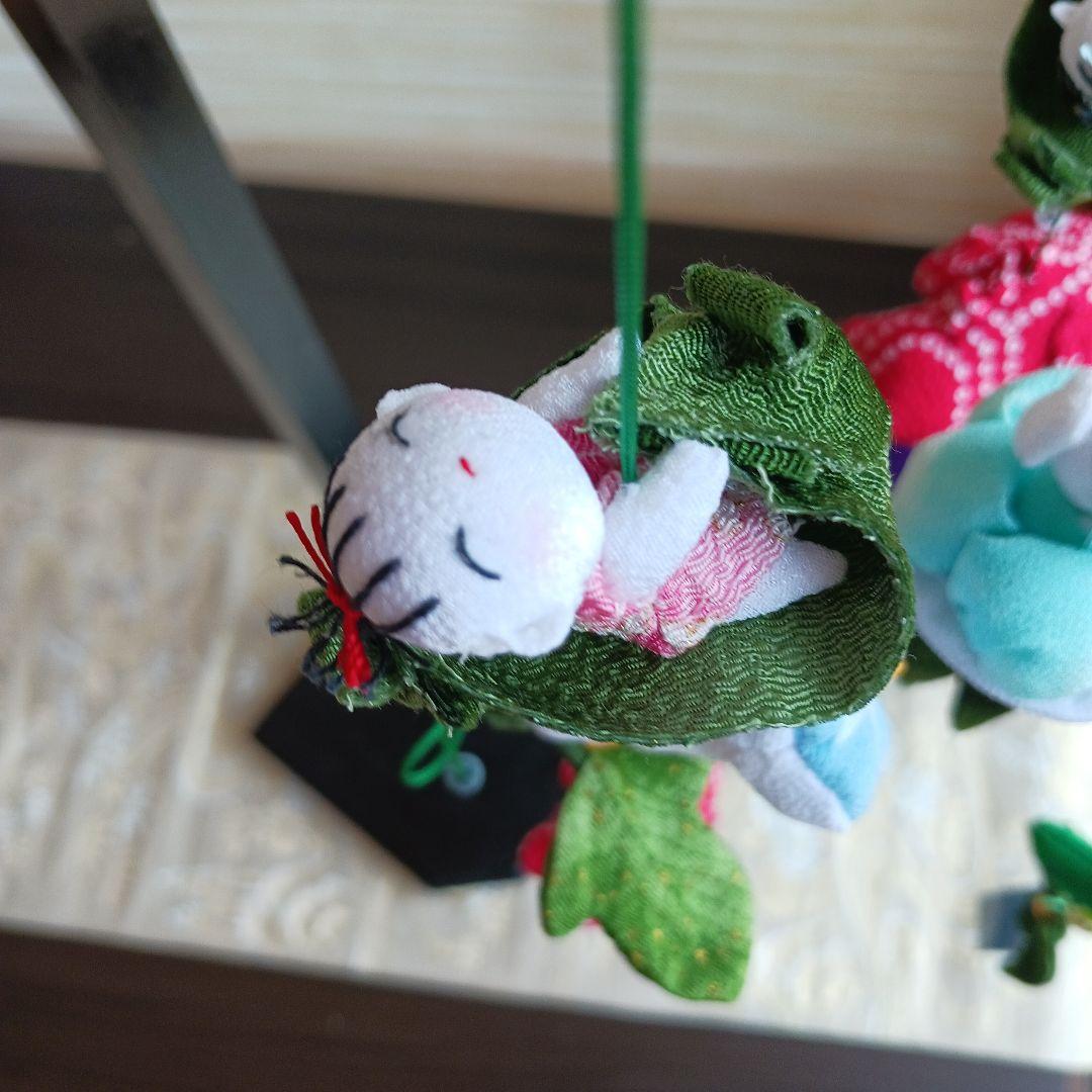 《いっちゃん様ご予約》★いちごちゃんの七夕吊るし飾り★ちりめん細工