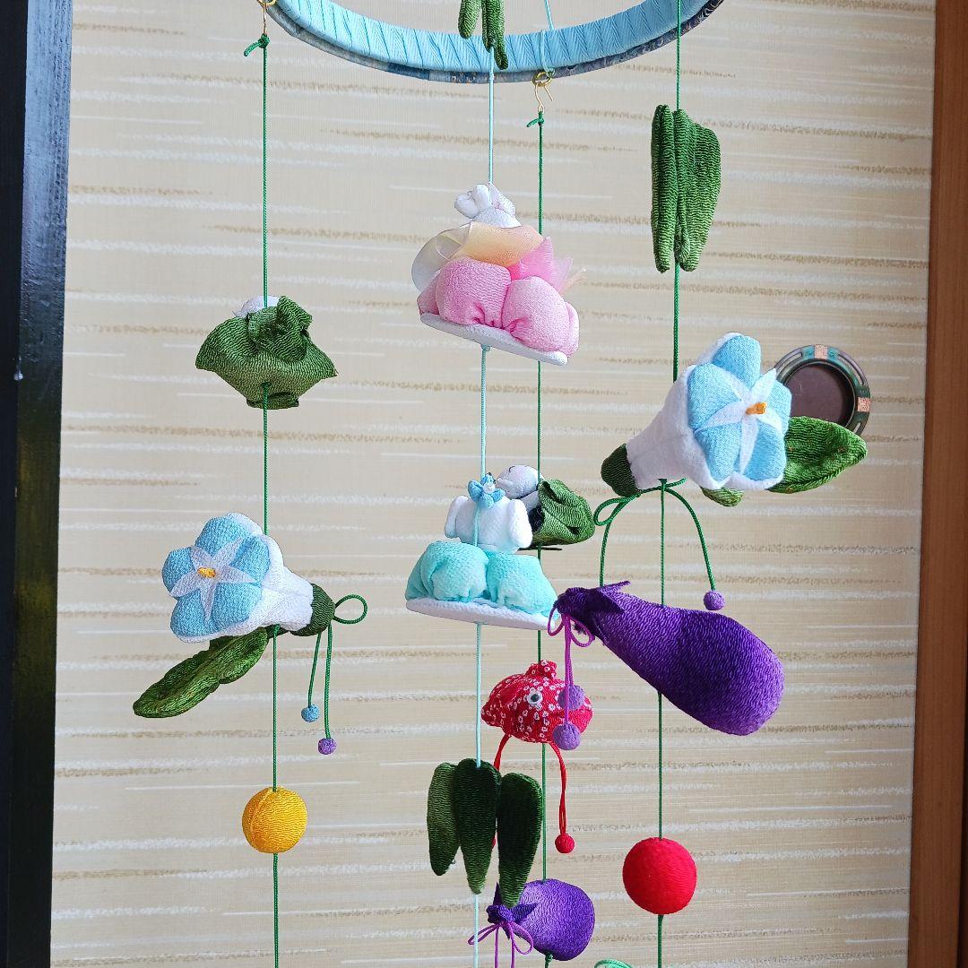 《いっちゃん様ご予約》★いちごちゃんの七夕吊るし飾り★ちりめん細工