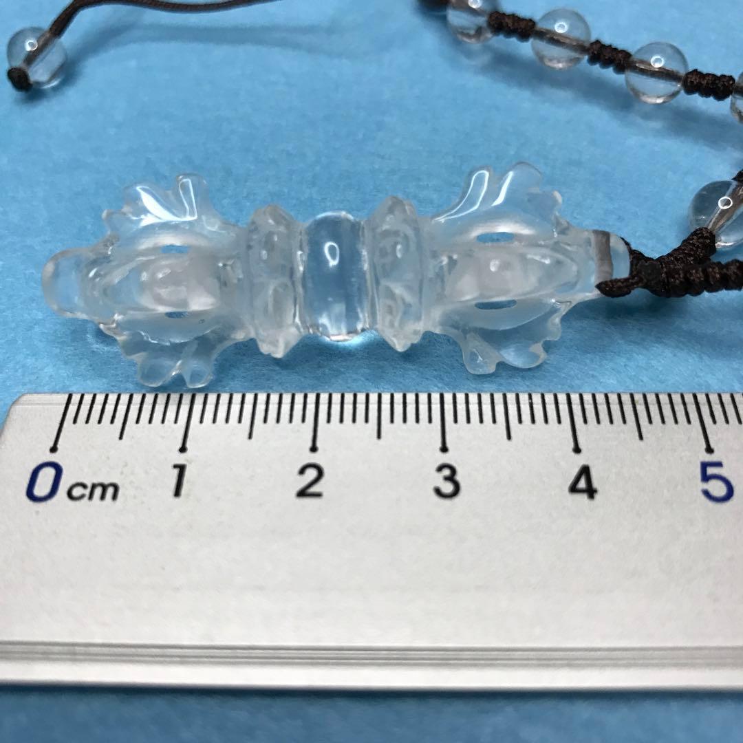超激レア珍品‼︎ 限定出品　ヒマラヤ水晶　クリスタル　五鈷杵　法器　ネックレス