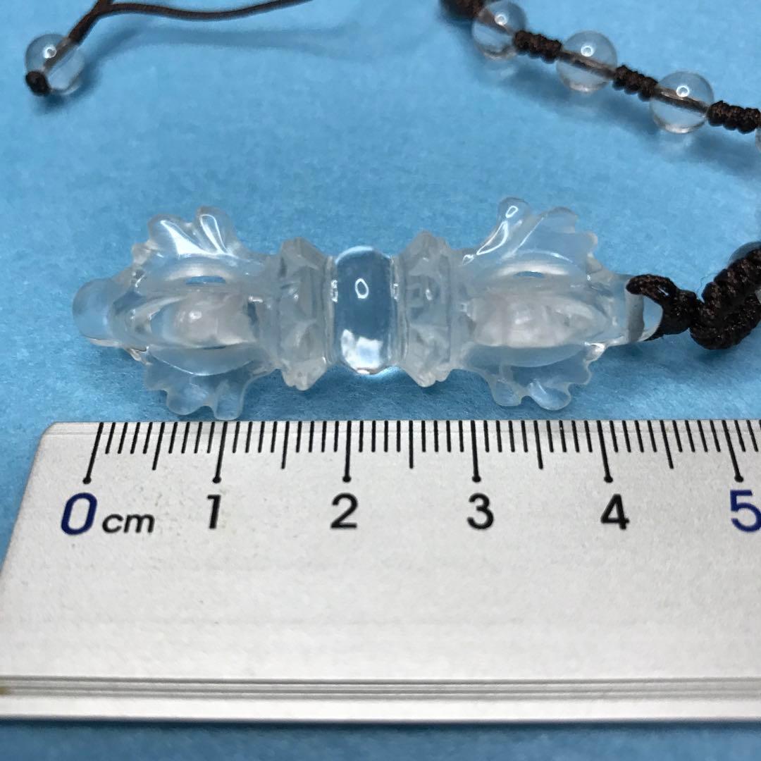 超激レア珍品‼︎ 限定出品　ヒマラヤ水晶　クリスタル　五鈷杵　法器　ネックレス