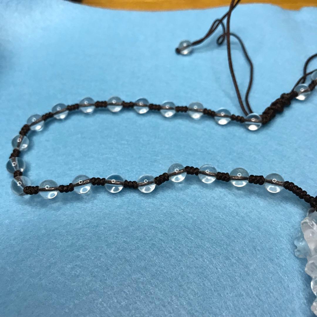 超激レア珍品‼︎ 限定出品　ヒマラヤ水晶　クリスタル　五鈷杵　法器　ネックレス