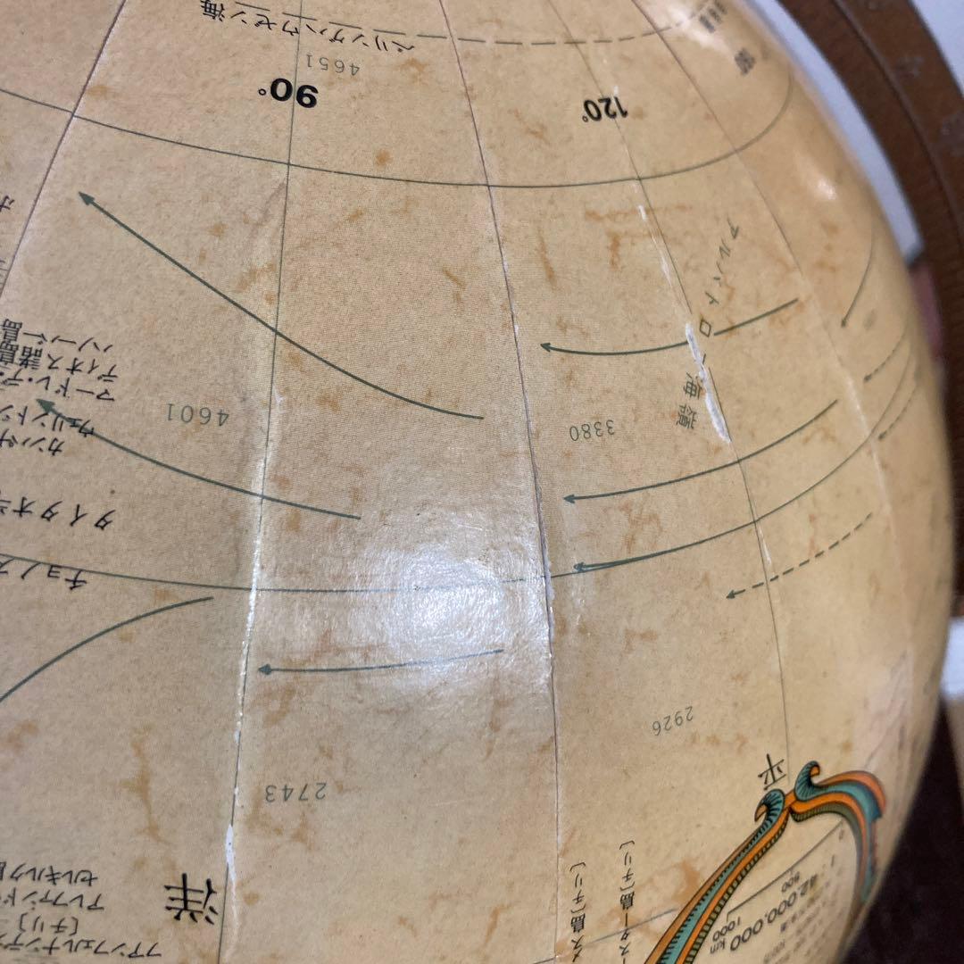 地球儀　リプルーグル　アンティーク　コロニアル型