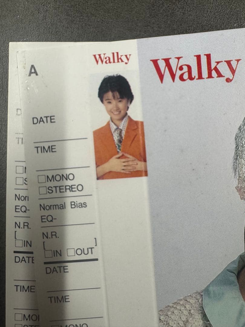 【激レア！未使用品】　原田知世さんカセットテープラベル　２種類×各5枚　計10枚