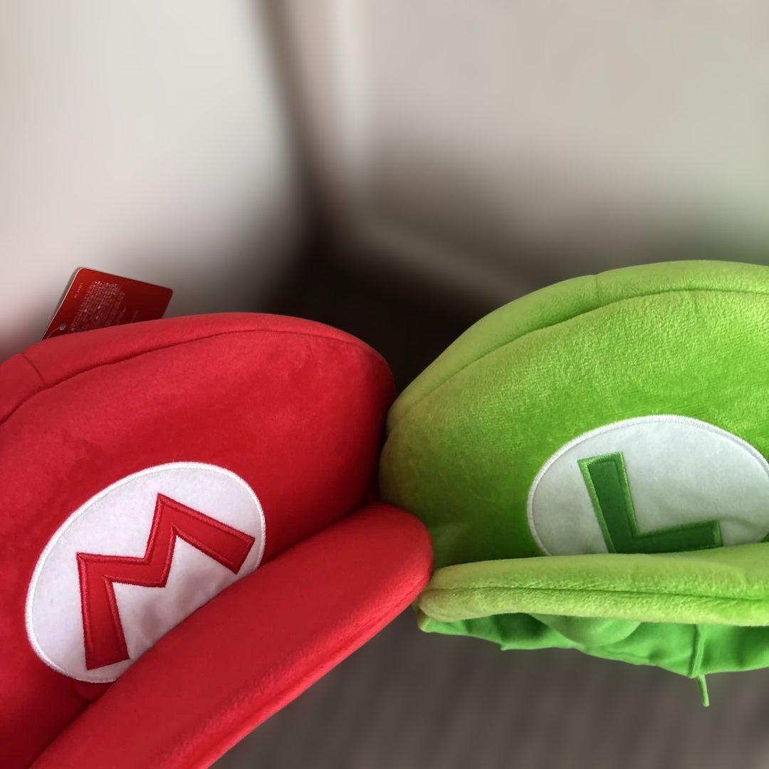 USJ公式　マリオとルイージの帽子セット