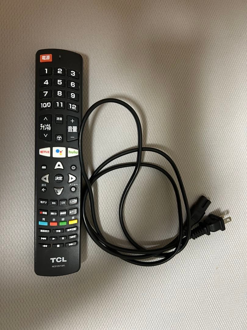 TCL 43型 スマートテレビ 4K HDR対応　2020年製　43P8B