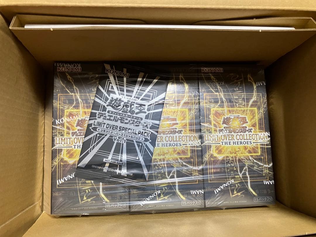 遊戯王LIMIT OVER COLLECTIONTHE HEROES 3ボックス