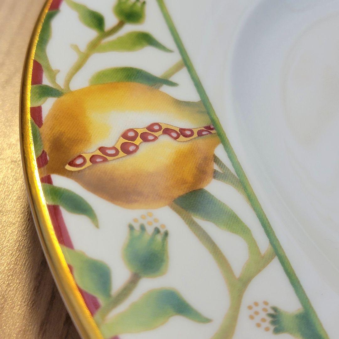 ジノリ プレート 金縁 ザクロ 希少 レア商品 0コレクション コレクター