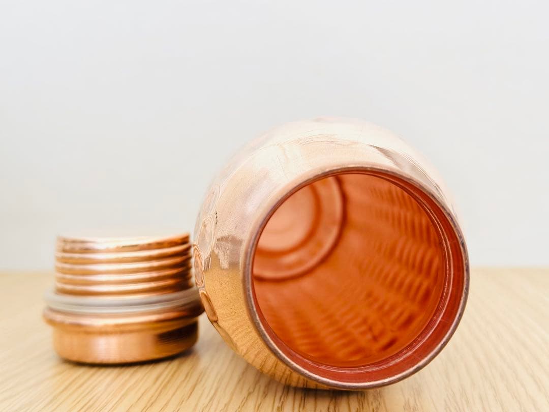 新しい100%銅製水筒 copper bottle