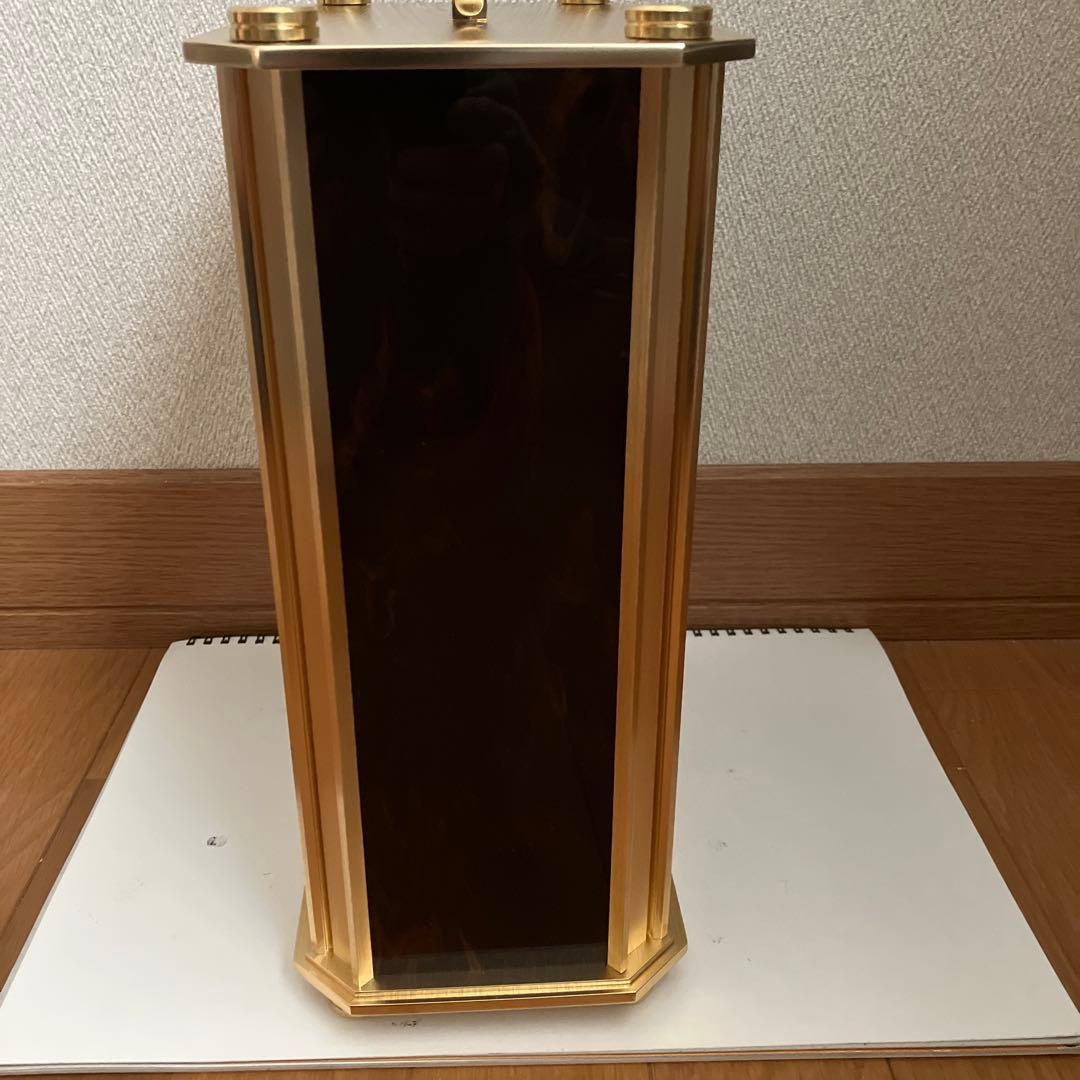 ゴールド ブラック クォーツ 置時計